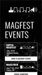 Mobile Screenshot of magfest.org