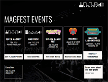 Tablet Screenshot of magfest.org